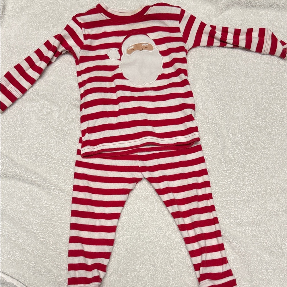 Carter's Red and White Striped Kids Pajamas